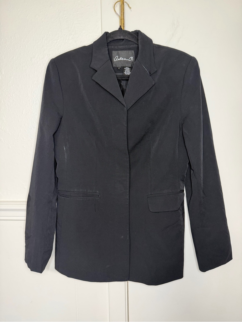 Auden Black Women's Blazer Jacket size 4